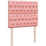  box spring s madracem LED ružičasti 120x190cm baršunasti | shoptok.hr