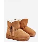 Boto Children's Slip-On Insulated Snow Boots Camel Catellie | ePonuda.com