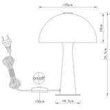 Globo 50670108 - Stona lampa JULIA 1xE14/25W/230V crna | Eponuda.com