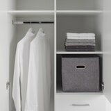 Mömax omara za oblačila lasse 2t, bela, š. 90 cm | Shoptok.si