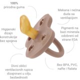 Hevea ortodontska cucla od prirodne gume (3-36 mes) 2 kom, nežno zelena i zelena šuma - Ortodontska | Eponuda.com