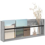  Polica za časopise s policom Zidne Siva Sonoma 80 x 12 x 30 cm | shoptok.hr