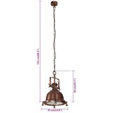  Viseća svjetiljka 35x35x153 cm aluminijska | shoptok.hr