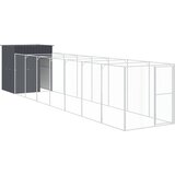  Kućica za pse s igralištem antracit 165 x 863 x 181 cm čelična | shoptok.hr