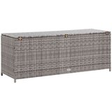  Vrtna kutija za pohranu siva 150 x 50 x 60 cm od poliratana | Eponuda.com