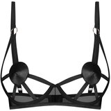Obsessive Nedrček odprtega kroja - Freedom Euridia, črn | Shoptok.si