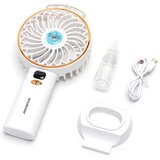Aigostar Punjivi džepni ventilator 5W/5V 2400mAh USB bela | Eponuda.com