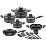 Set Posod S Kuhinjskimi Pripomočki, Milano Nero