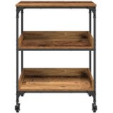 vidaXL Kuhinjski kolica Staro drvo 60 x 41 x 80.5 cm Konstruirano drvo | shoptok.hr