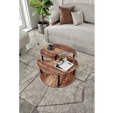 Hanah home Club set stolova Yin Yang 2, 3 dijela, smeđa | Eponuda.ba