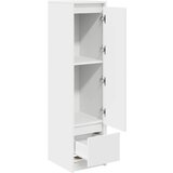  Visoka ploča bijela 29,5x34x119,5 cm izrađeno drvo | shoptok.hr