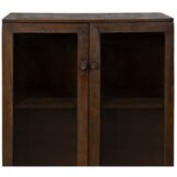 Ixia Smeđa vitrina od masivnog manga 80x100x40 cm Ravi – | shoptok.hr