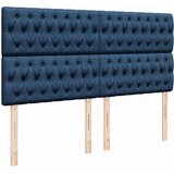  Otomanski krevet s madracem plavi 160x200cm od tkanine | shoptok.hr