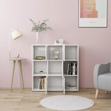 Ormarić za knjige bijeli 90 x 30 x 90 cm od konstruiranog drva | Eponuda.com