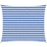  Jedrilica za sunčevu sjenu Plava i bijela 2,5 x 3 m HDPE | shoptok.hr