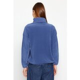 Trendyol Indigo Zipper Detailed Knitted Sweatshirt | Eponuda.ba