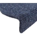  Prostirke za stepenice, samoljepljive, 10 kom, 65x21x4 cm, plave, poluokrugle, velike | shoptok.hr