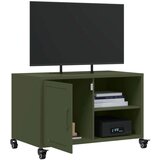vidaXL TV ormarić maslinastozeleni 68x39x43,5 cm hladno valjani čelik | shoptok.hr