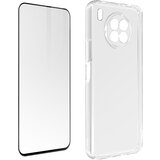 AVIZAR Honor 50 Lite Ohišje, Huawei nova 8i Silikonsko mehko kaljeno steklo 9H Transparentno, Prozorno, (5000016478) | Shoptok.si