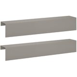 Profil za rubove vrta 2 kom. 100 x 20 x 15 cm Otporni čelik Rđa | shoptok.hr