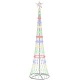 LED božićno drvce s 290 LED svjetlima Šareni 250 cm Metal | shoptok.hr