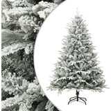 vidaXL Umetna novoletna jelka s snegom zelena 240 cm PVC in PE Cene