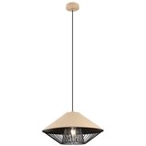  Redo 01-3007 - Visilica na sajli GRILL 1xE27/42W/230V prečnik 39,6 cm crna/bež | Eponuda.com