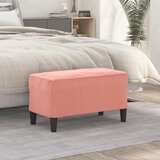 The Living Store klop roza 70x35x41 cm žamet - klop, (21495004) Cene