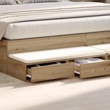  Ladice za krevet Umjetnički hrast 180 x 36,5 x 16,5 cm | shoptok.hr