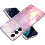 INORCO Za Samsung Galaxy S23+ GW18 IMD hrbtni pokrovček za mobilni telefon PC+TPU etui za telefon z vzorcem marmorja, (22033117) Cene