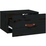 vidaXL Zidni noćni ormarići 2 kom Crna 40 x 29,5 x 22 cm | shoptok.hr