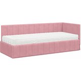 Kutni krevetni okvir s madracem s madracem 2 pcs Siva Baršun | Eponuda.com