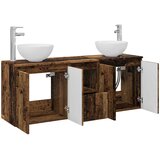  Set ormarića za kupaonicu 3 kom. Staro drvo 49,5 x 35 x 63 cm | shoptok.hr