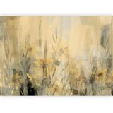  Foto tapeta - A touch of summer - floral motif with a meadow full of yellow flowers and grasses 100x70 | shoptok.hr