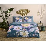 Descanso Plava posteljina za krevet za jednu osobu/za produženi krevet od pamučnog satena 140x220 cm Mirery – | shoptok.hr