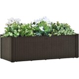  Povišena vrtna gredica samozalijevanje boja kave 100x43x33 cm | Eponuda.com