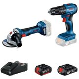 Bosch Set strojeva GWS 180 LI + GSB 185 LI (18 V, 2 baterije, 2 Ah - 4 Ah) + BAUHAUS jamstvo 5 godina na uređaje na električni ili motorni pogon Cijene