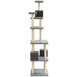  Penjalica za mačke sa stupovima za grebanje svjetlosiva 188 cm | shoptok.hr