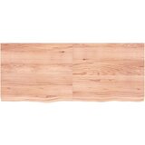 Stolna Mizna plošča svetlo rjava 120x50x6 cm obdelana trdna hrastovina, (20818492) | Shoptok.si