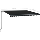  Prostostoječa avtomatska tenda 400x300 cm antracitna, (20728675) | Shoptok.si