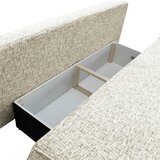 MID.YOU ZOFA S POSTELJNO FUNKCIJO, bež tekstil | Shoptok.si