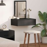 vidaXL črna hrast inženirski les 60 x 40 x 70 cm shranjevanje | Shoptok.si