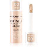 Dermacol Infinity Healthy Glow tekoči puder SPF 10 odtenek 02 Beige 20 g Cene
