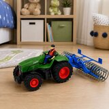 Rc Green Tractor with Roller and Farmer 1:24 Remote Controlled | Shoptok.si