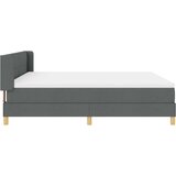  Krevet s opruga kutije Tamno siva 200 x 180 cm tkanina | shoptok.hr