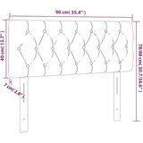  Uzglavlje krem 90x7x78/88 cm od tkanine | shoptok.hr