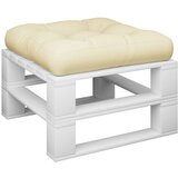  Jastuk za palete krem 50 x 50 x 12 cm od tkanine | shoptok.hr
