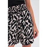 Marisse Patterned Beige Viscose Shorts | shoptok.hr