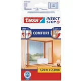 mreža proti mrčesu comfort (za okna, 1,2 x 2,4 m, bele barve)