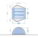 Olimp Sport Šator za trenking za 3 osobe Kupolasti | ePonuda.com